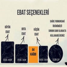 DecoritaMavi Tropik Yapraklar | Cam Kesme Tahtası - Cam Kesme Tablası | 29cm x 34cm