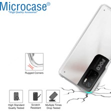 Microcase Xiaomi Poco M3 Pro Luna Serisi Köşe Korumalı Sert Rubber Kılıf - Şeffaf