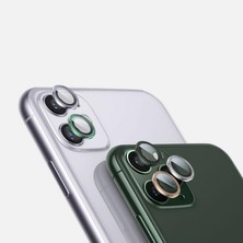 Bzontech Apple iPhone 12 Mercek Lens Kamera Koruyucu Gri