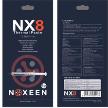 Noxeen Nx8 Termal Macun 12.8W/M-K 4gr.