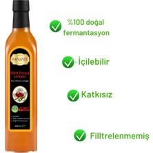 Hanzade Bitkisel İçilebilir Katkısız Cam Şişe Dört Hırsız Sirkesi 500 ml