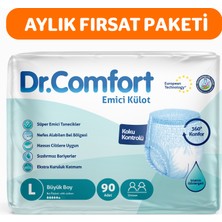 Dr.Comfort Dr. Comfort Yetişkin Emici Külot Large 30'lu 3 Paket 90 Adet