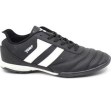 Jump 19089 Büyük Ayak Siyah Erkek Halı Saha Ayakkabı