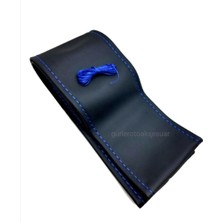 Gürler Oto Kılıf ve Aksesuar Skoda Formen Dikmeli Direksiyon Kılıfı Mavi Ipli (9cm)