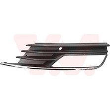 TŞT 2013 - 2016 Audi A3 Sd Sis Lamba Kapağı Sol Sis Delikli - Nikelaj Çıtalı (Oem NO:8V5807681A9B9)
