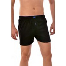 6'lı Tutku Erkek Penye Düz Boxer Siyah