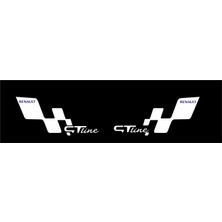 Oto Sticker Renault Gt Line Bayraklı Sticker Seti