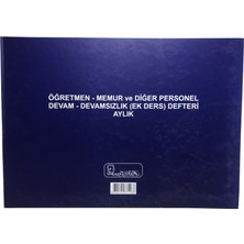 Kocaoluk Öğretmen-Memur Ve Diğer Personel Devam-Devamsızlık Defteri Cilt Kapak