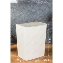 Lilac Touch Çöp Kutusu 20 Lt Latte