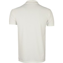 CO Cewo Tricot Basic Beyaz Polo Triko Tişört
