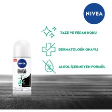 NIVEA Kadın Roll-on Deodorant Black& White Invisible Fresh 50ml