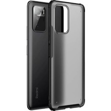 Microcase Xiaomi Poco X3 Gt Luna Serisi Köşe Korumalı Sert Rubber Kılıf - Siyah