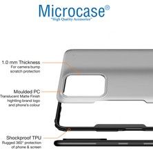 Microcase Xiaomi Poco X3 Gt Luna Serisi Köşe Korumalı Sert Rubber Kılıf - Siyah