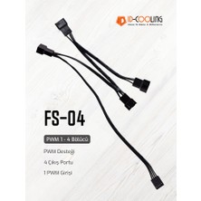 Id-Coolıng Fs-04 Pwm 1-4 Splitter Fan Çoklayıcı