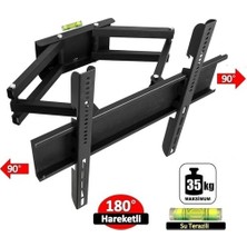 BT Bayır Teknoloji Sharp 43 Inç Çift Kollu Hareketli LCD LED Tv Askı Aparatı