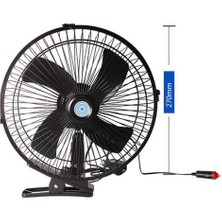 Xinh 10 Inç 12 V Araba Elektrikli Fan Ayarlanabilir Hız Salınımlı Soğutma Fanlar Evi Seyahat Araba Kamyon Için Klip (Yurt Dışından)