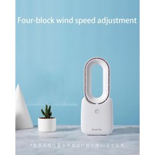 Xinh USB Bladeless Fan Elektrikli Taşınabilir Mini Fan Holding Küçük Hava Soğutucu Yaratıcı Şarj Edilebilir Ev Masaüstü Ofis Yatak Odası (Yurt Dışından)