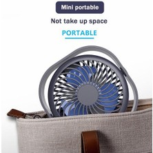 Xinh USB Masa Fan Taşınabilir Masaüstü Masa Fan 360 Rotasyon ile Ayarlanabilir Güçlü Rüzgar Sessiz Mini Fan Ofis Ev USB Gadgets (Yurt Dışından)