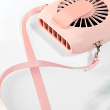 Xinh Taşınabilir Asılı Boyun Fan USB Mini Elektrikli Soğutma Fanı Asılı Bel Hava Soğutucu Lazy Fan Açık Ev Ofis (Yurt Dışından)