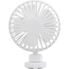 Xinh Bebek Araba Mini Fan Açık USB Soğutma Fanı El Taşınabilir Fan Evrensel Ayar Ofis Masaüstü Şarj Edilebilir Fan (Yurt Dışından)