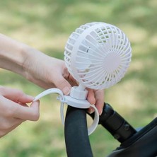 Xinh Bebek Araba Mini Fan Açık USB Soğutma Fanı El Taşınabilir Fan Evrensel Ayar Ofis Masaüstü Şarj Edilebilir Fan (Yurt Dışından)