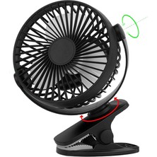 Xinh 360 ° Masa Fan USB Mini Taşınabilir Soğutucu Sessiz Taşınabilir Serin Şarj Edilebilir Fan ile Şarj Edilebilir El Hava Soğutucu ile Küçük Hava Soğutucu USB Gadgets (Yurt Dışından)