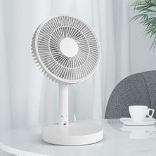 Xinh Şarj Edilebilir USB Masa Fan Taşınabilir Mini Standı Fan Soğutma Masası Ev Ofis Yurt ve Yatak Odası Için Küçük Katlanabilir Fan (Yurt Dışından)