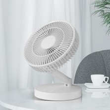 Xinh Şarj Edilebilir USB Masa Fan Taşınabilir Mini Standı Fan Soğutma Masası Ev Ofis Yurt ve Yatak Odası Için Küçük Katlanabilir Fan (Yurt Dışından)