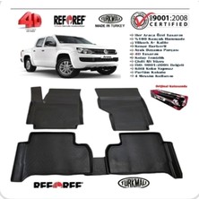 Refref Volkswagen Amarok Paspas 4d Araca Özel Tasarım Amarok Havuzlu Paspas Kauçuk Siyah (Pvc Içermez)