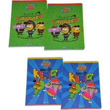 Temel Kral Şakir 4 Parça A5 Defter Seti