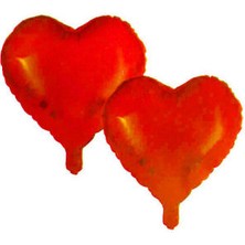 Benim Marifetlerim Kırmızı Kalpli Folyo Balon 10 Inch 2 Adet