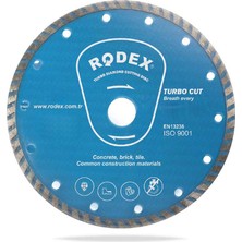 Rodex Ultra Slım Turbo Elmas Testere Tuğla Granit Mermer Kesme Kesici Diski 180 mm