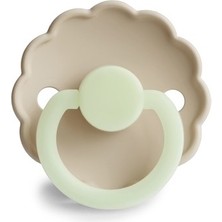 Frıgg Daisy Silikon Emzik - Karanlıkta Parlayan - Cream Night 6-18 Ay