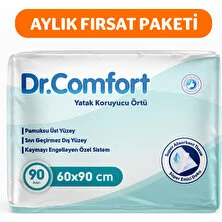 Dr.Comfort Dr Comfort 60X90 Yatak Koruyucu Örtü 30'lu 3 Paket 90 Adet