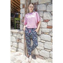 Jiber Kadın Pembe  Pijama Takımı 10022