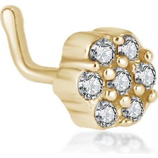 Diamine Altın Hızma Pırlanta Hızma 14 Ayar ( Çiçek Sarı)