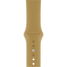 Desingshop Apple Watch 2 3 4 5 6 7 Se Uyumlu 38-40 mm  A+ Kaliteli Silikon Kordon Koyu Gri