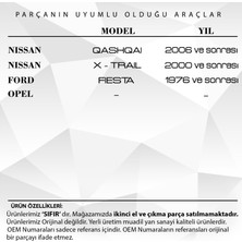 Alpha Auto Part Nissan Qashqai, X-Trail, Ford Fiesta, Opel Için 1 Adet Gösterge Motoru