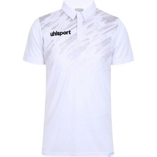 Uhlsport Brush Beyaz Erkek Polo Yaka T-Shirt