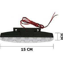 NKT GROUP Nktgroup Drl Gündüz Far Ledi 6 LED 18W Su Geçirmez Tek Renk 2 Adet