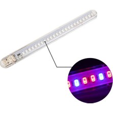 UniChrome Taşınabilir Bitki Büyütme Lambası 21 LED Mor 5730 Smd Stick LED