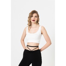 Berse Butik Siyah Ispanyol Paça Pantolon