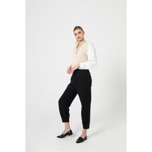 Berse Butik Ekru Hırka Detaylı Bluz