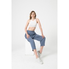 Berse Butik Beyaz Kaşkorse Askılı Crop
