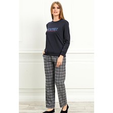 Dowry Kadın Uzun Kol Pijama Takımı 09-940