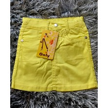Sam 2 Only Sarı Renk Mini Etek