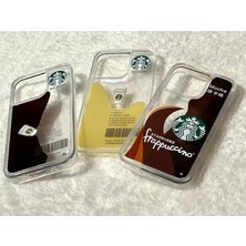 iPhone 12 Uyumlu Starbucks Coffee Sulu Desenli Telefon Kılıfı