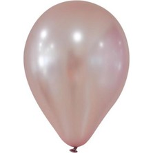 Benim Marifetlerim Gül Kurusu Metalik Balon 12 Inch 10 Adet