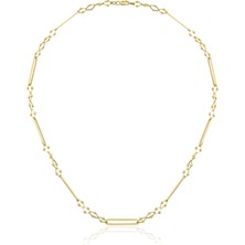 Fiyonk Kuyumculuk 14 Ayar Altın Aura Zincir Kolye