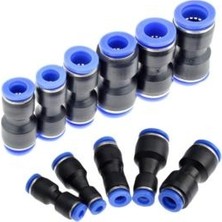 8 mm x 12 mm  Pnömatik Redüksiyon Nipel Bağlantı